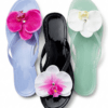 3 colors of Jelly Flower PU Summer Flat Sippers Sandals Slides Online Tobago