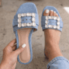 Women Fashion Flat Slides