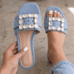 Women Fashion Flat Slides